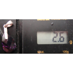 Doğal Taşlı Gümüş Kolye Ucu_1635