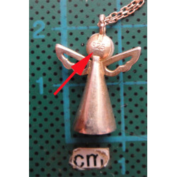 İncili Melek Gümüş Kolye Ucu_1640