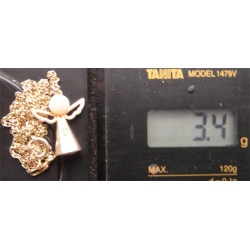 İncili melek Gümüş Kolye Ucu_1641