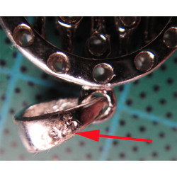 Zirkon Taşlı Gümüş Kolye Ucu_1643