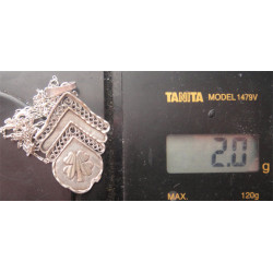 4 Yapraklı Yonca Gümüş Kolye Ucu_1650