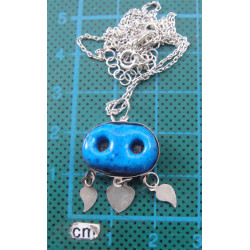 Süryani Nazar Boncuğu Gümüş Kolye Ucu_1657