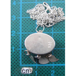 Süryani Nazar Boncuğu Gümüş Kolye Ucu_1657