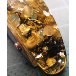 Kehribar Gümüş Kolye Ucu_1661