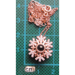 Kar Tanesi Gümüş Kolye Ucu_1662