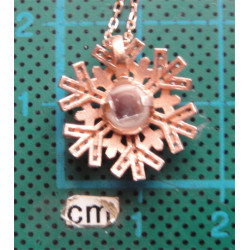 Kar Tanesi Gümüş Kolye Ucu_1662