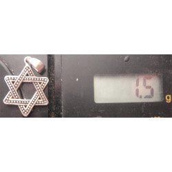 Altı Köşeli Gümüş Kolye Ucu_1669