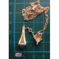 Doğal Taşlı Gümüş Kolye Ucu_1672