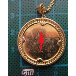 Allah ve İsimlerinin olduğu Dini Motifli Gümüş Kolye Ucu_1678