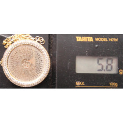 Allah ve İsimlerinin olduğu Dini Motifli Gümüş Kolye Ucu_1678