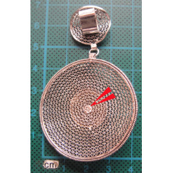 Telkari İşçilikli Gümüş Kolye Ucu_1679