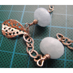 Doğal Taşlı Gümüş Kolye ve Bileklik Set_460