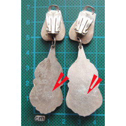 Turkuaz Taşlı Gümüş Kolye ve Küpe Set_461