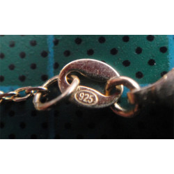 Kelebekli Zirkon Taşlı Gümüş Kolye_463