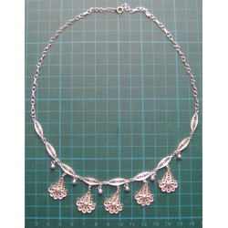 Telkari El İşçilikli Gümüş Kolye_469