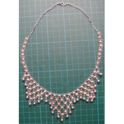 Güverse El İşçilikli Gümüş Kolye_470