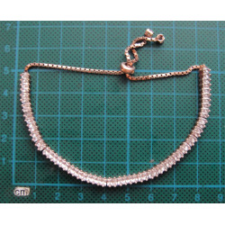 Baget Taşlı Gümüş Bileklik_613