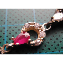 Doğal Taşlı Gümüş Bileklik_629