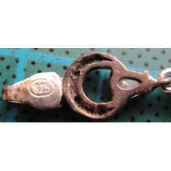 Doğal Taşlı Gümüş Bileklik_629