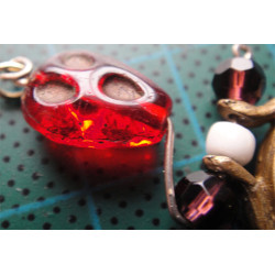 Akik Taşlı Gümüş Küpe_375