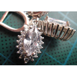 Zirkon Taşlı Gümüş Küpe_381