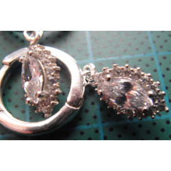 Zirkon Taşlı Gümüş Küpe_383