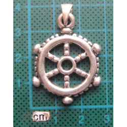 Dümen Formunda Gümüş Kolye Ucu_1680