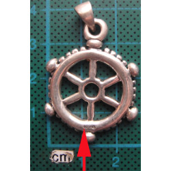 Dümen Formunda Gümüş Kolye Ucu_1680