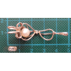 İncili Kapaklı Gümüş Kolye Ucu_1684