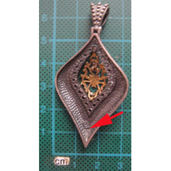 Zirkon Taşlı Gümüş Kolye Ucu_1686