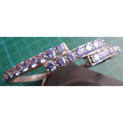 Mavi Taşlı Gümüş Bilezik_635