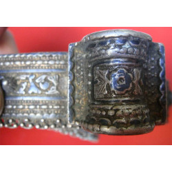 84 Hallmarked Russian Silver Niello Belt_6
