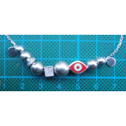 Nazar Boncuklu Gümüş Bileklik_664