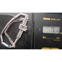 Zirkon Taşlı Gümüş Bileklik_686