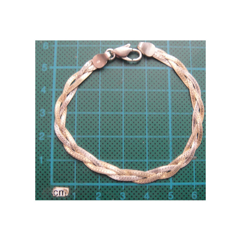 Örgülü Gümüş Bileklik_687