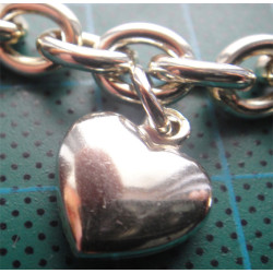 Kalpli Yıldızlı Gümüş Bileklik_692