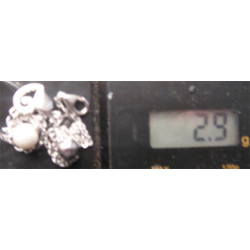 Kalpli İncili Gümüş Bileklik_700