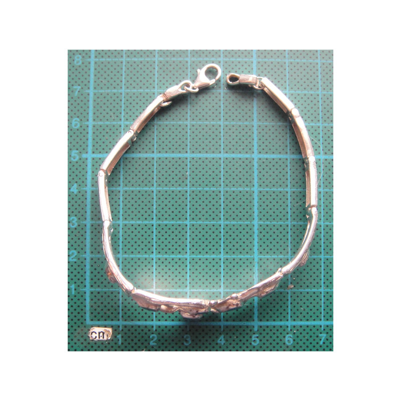 Turkuaz Taşlı Gümüş Bileklik_705