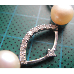 Beyaz İncili Gümüş Bileklik_706