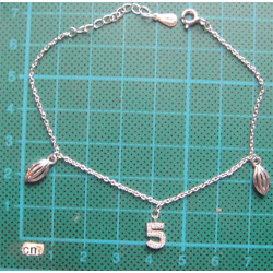 5 rakamlı Zirkon Taşlı Gümüş Bileklik_709