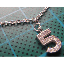 5 rakamlı Zirkon Taşlı Gümüş Bileklik_709