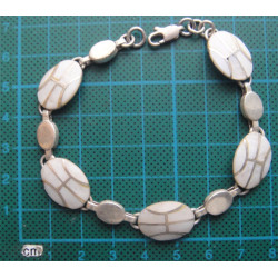 Sedefli Gümüş Bileklik_743