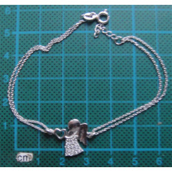 Melekli Gümüş Bileklik_749