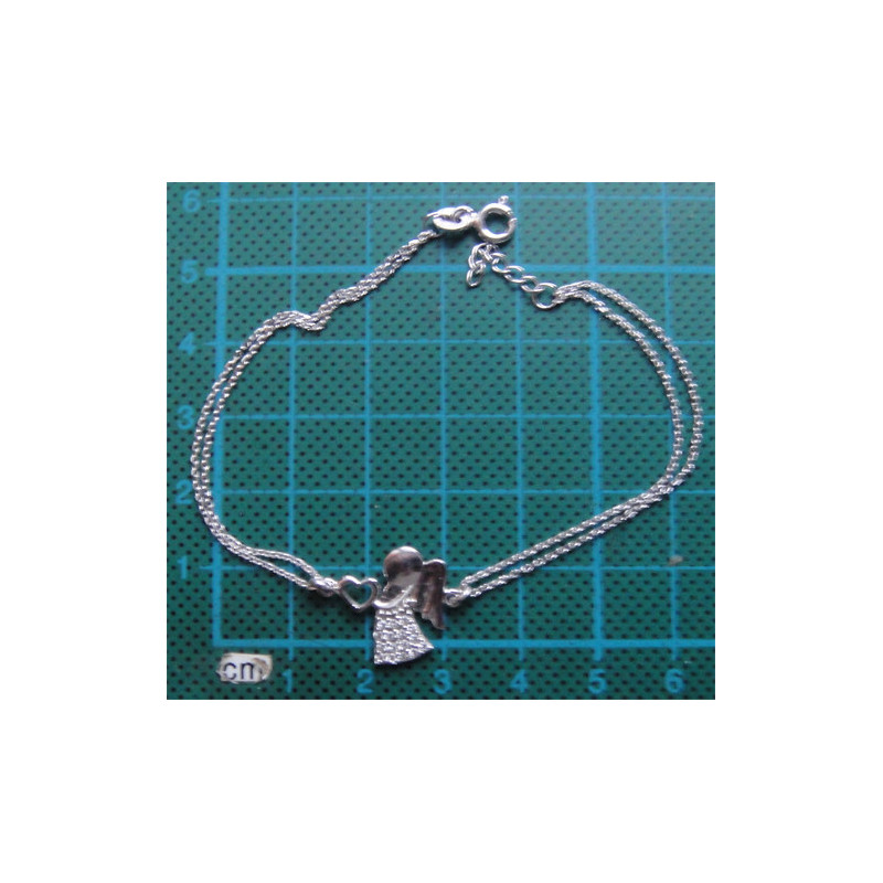 Melekli Gümüş Bileklik_749