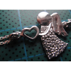 Melekli Gümüş Bileklik_749