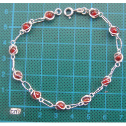 Boncuklu Gümüş Bileklik_751