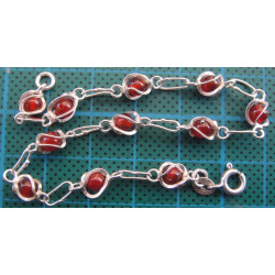 Boncuklu Gümüş Bileklik_751