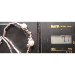 İncili Gümüş Bileklik_753