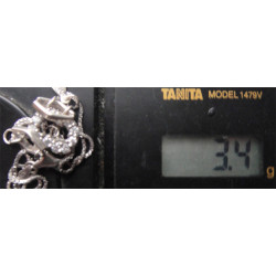 Zirkon Taşlı "D" Harfli Gümüş Bileklik_755