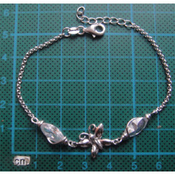 Kelebekli Gümüş Bileklik_757